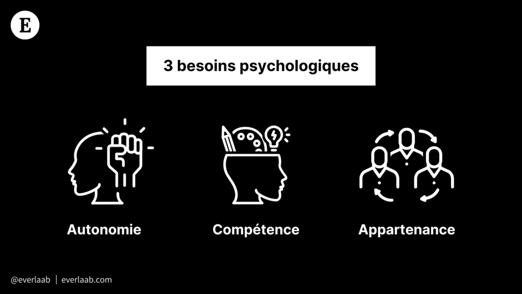 3 besoins psychologiques