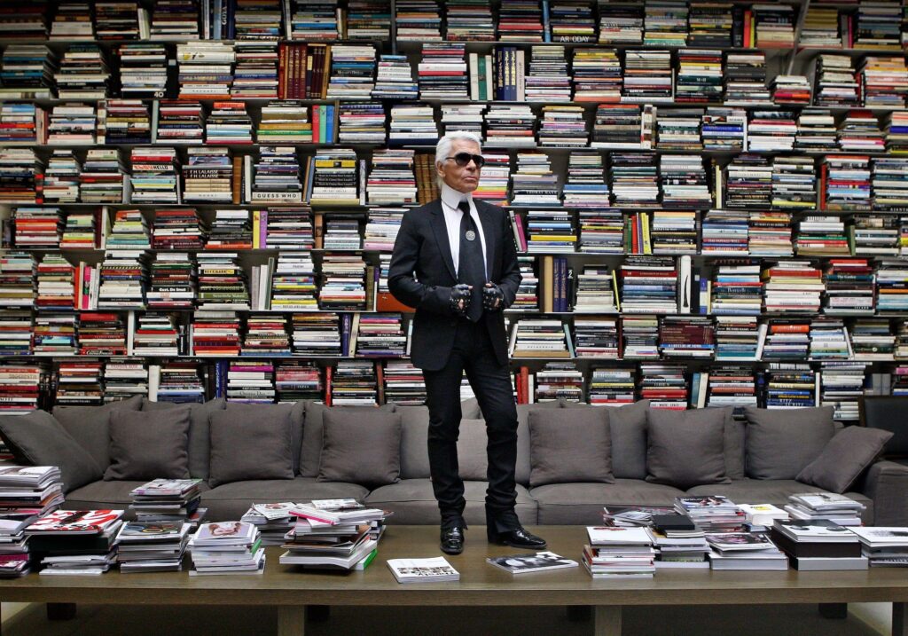 Karl Lagerfeld bibliophile