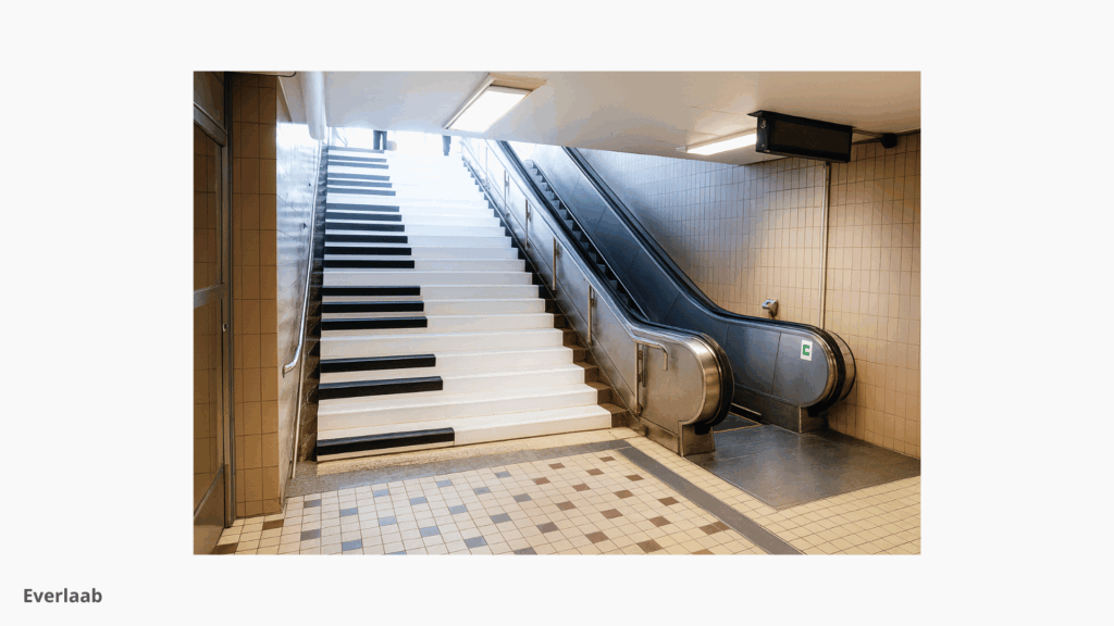 exemple nudge escalier